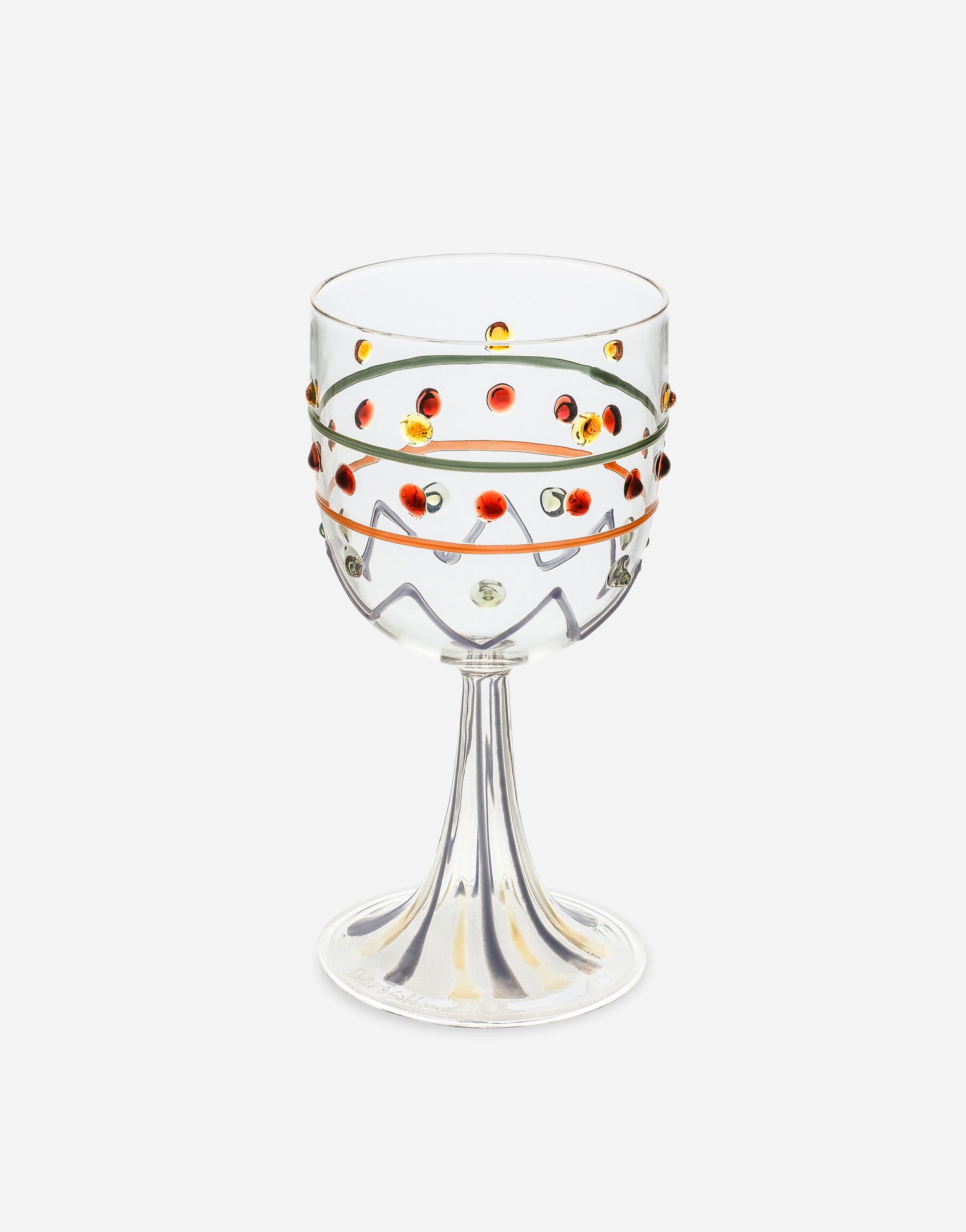 Home decor Dolce & Gabbana Multicolor Wine Glass Rôznofarebný | TCB002TCALVUC120, 0