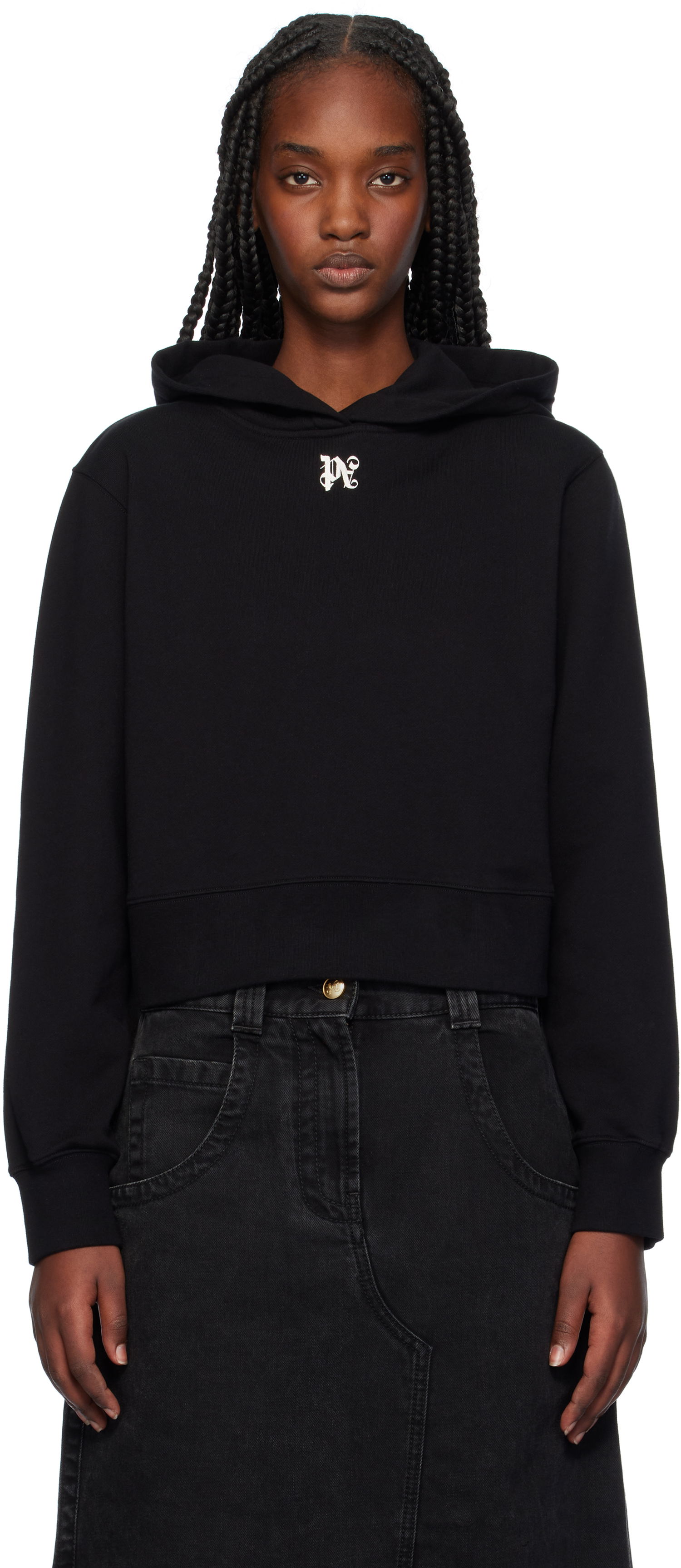 Mikina Palm Angels Pencil Hoodie Čierna | PWBB069F24FLE0051003, 0