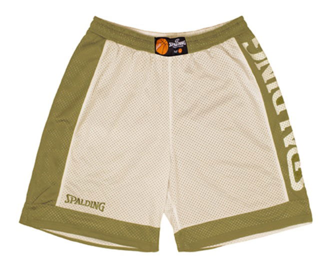 Šortky Spalding Spalding Reversible Shorts Béžová | 40221208-khakisilvergrey