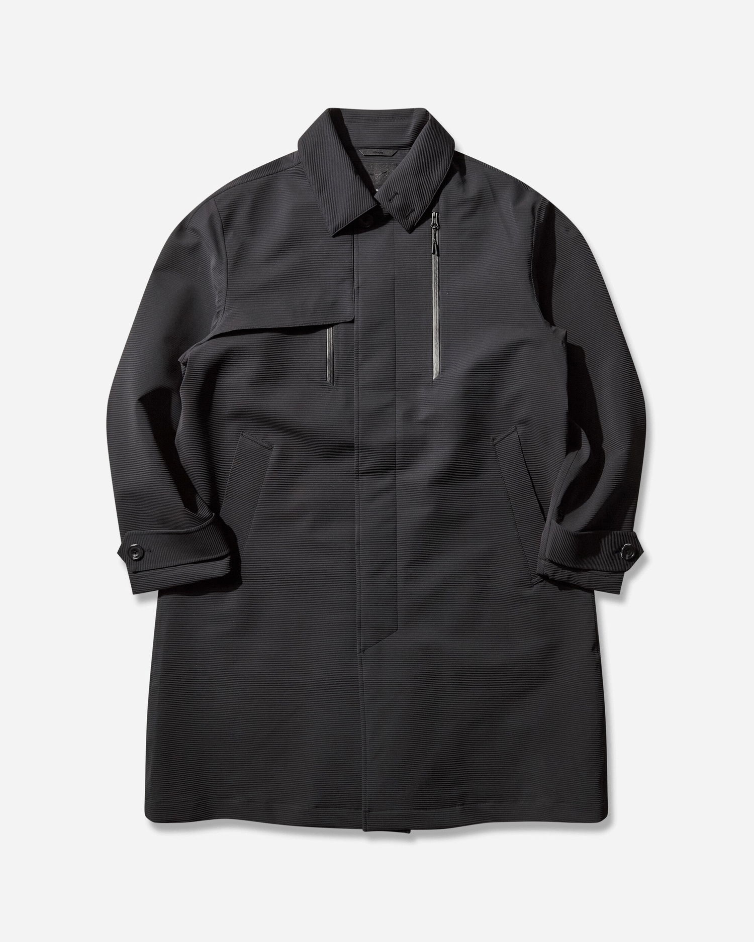 Trenčkot Mizuno Tech Hard Shell Trench Coat Čierna | B2GEC511-09, 0