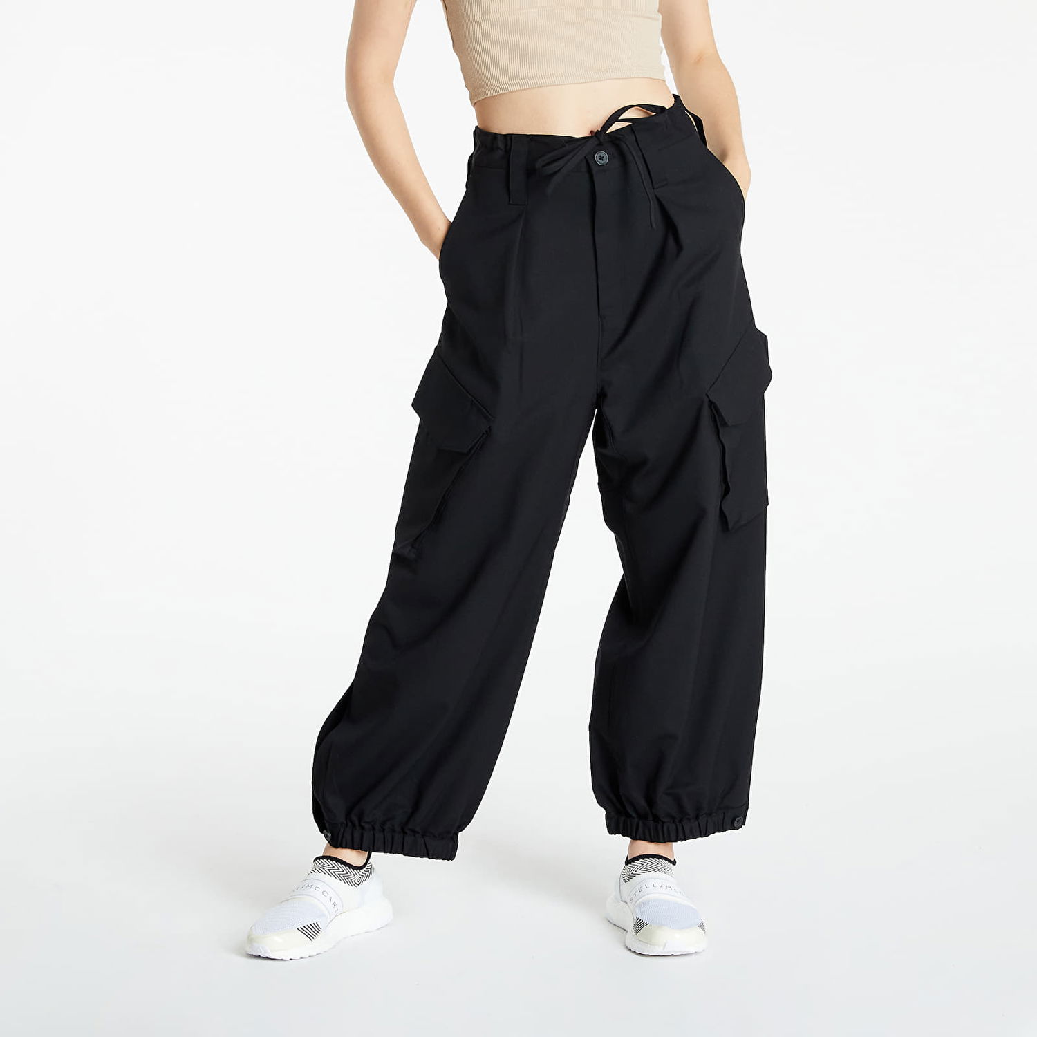 Cargo nohavice Y-3 Classic Refined Wool Stretch Cargo Pants Čierna | GV2794, 0