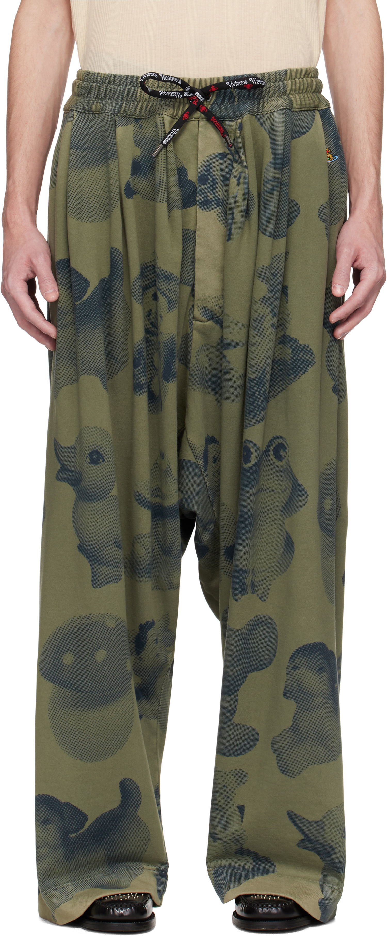Tepláky Vivienne Westwood Vivienne Westwood Balloon Sweatpants Zelené | 3J01000U-J009H-, 0