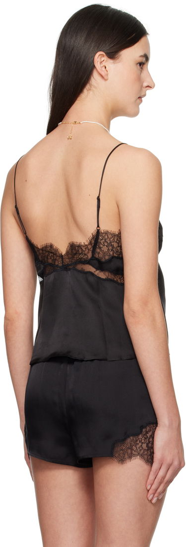 Pyžamo Anine Bing Anine Bing Dorothy Lace-Trim Silk Camisole Čierna | A-10-10358-BLK26, 2