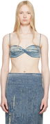 Diesel De-Ouchy-S Denim Bra Top