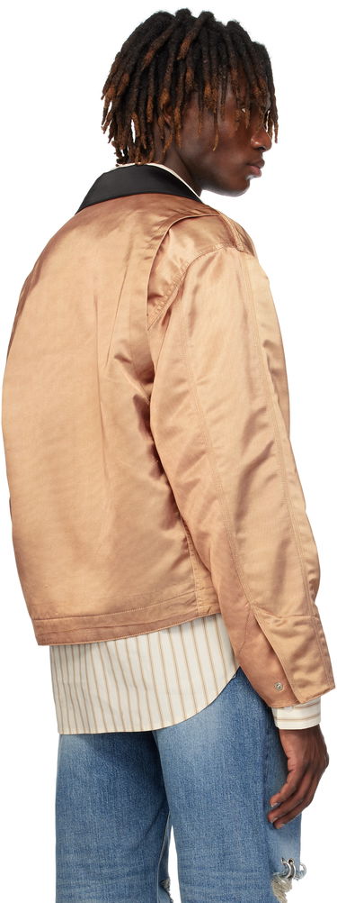 Bomber bunda We11done We11done Printed Work Jacket Hnedá | WD-JK0-25-038-M-BG, 2