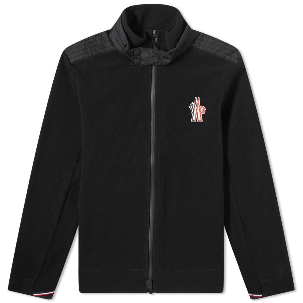 Bunda Moncler Grenoble Tricolour Zip Fleece Čierna | 8G700-00-80093-999, 0