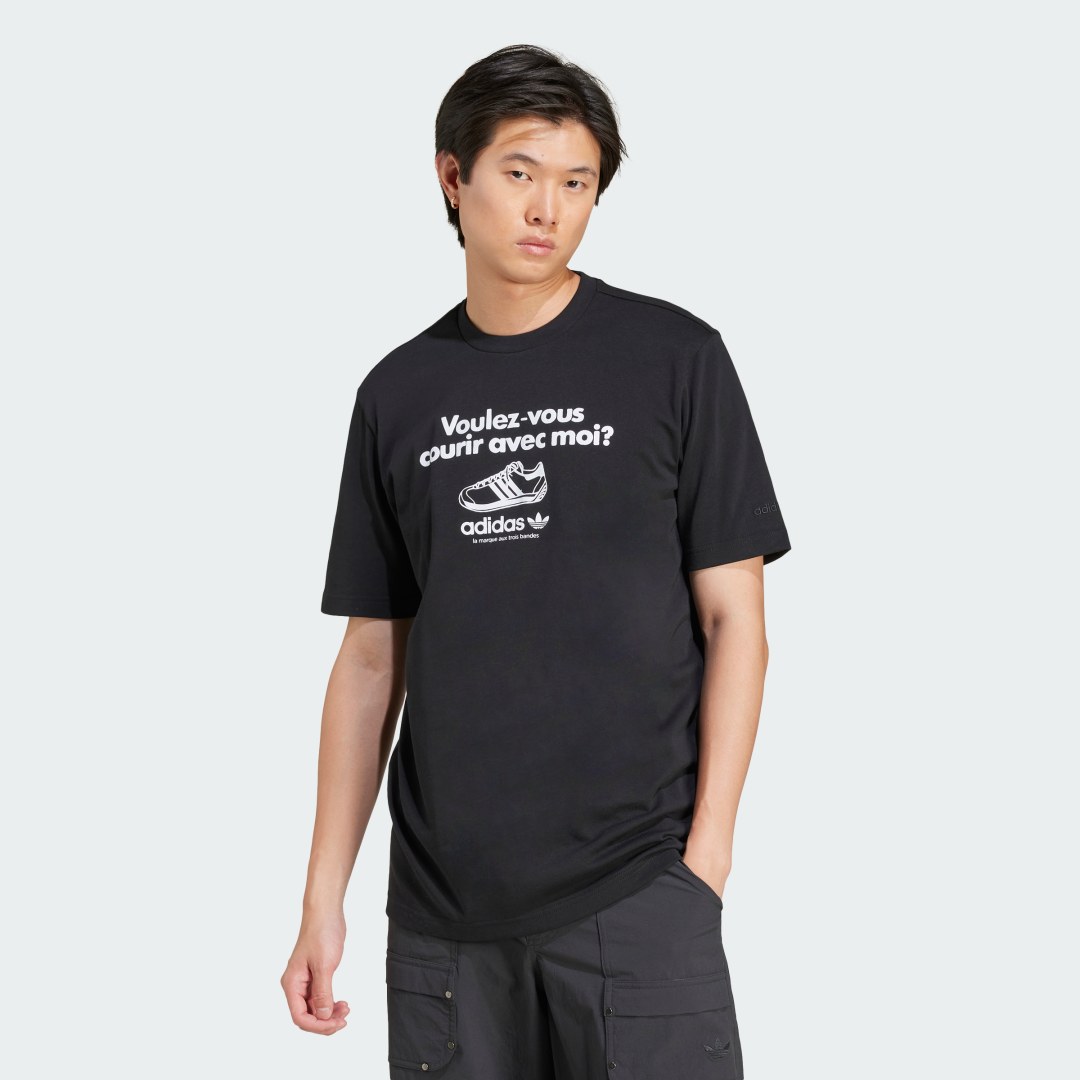 Tričko adidas Performance Sneaker Graphic Tee Čierna | JC8366, 0