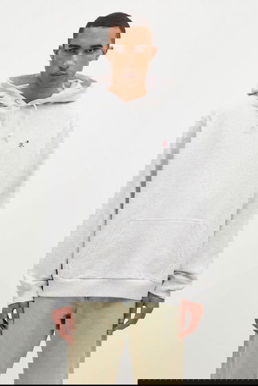 Mikina GRAMICCI One Point Hooded Sweatshirt Plain Šedá | G303.FT, 0