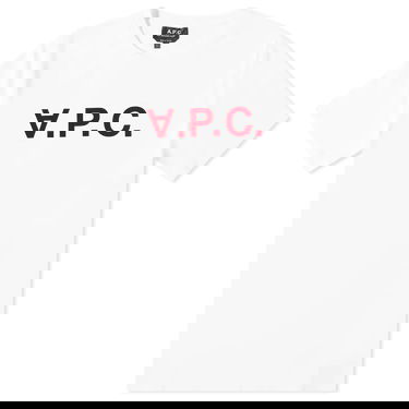 Tričko A.P.C. VPC Logo T-Shirt Biela | COBQX-H26943-TAB, 0
