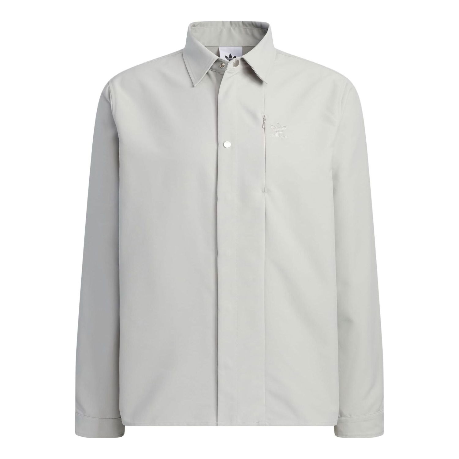Košeľa adidas Originals Utility Long-Sleeve Shirt Šedá | IK3708, 0