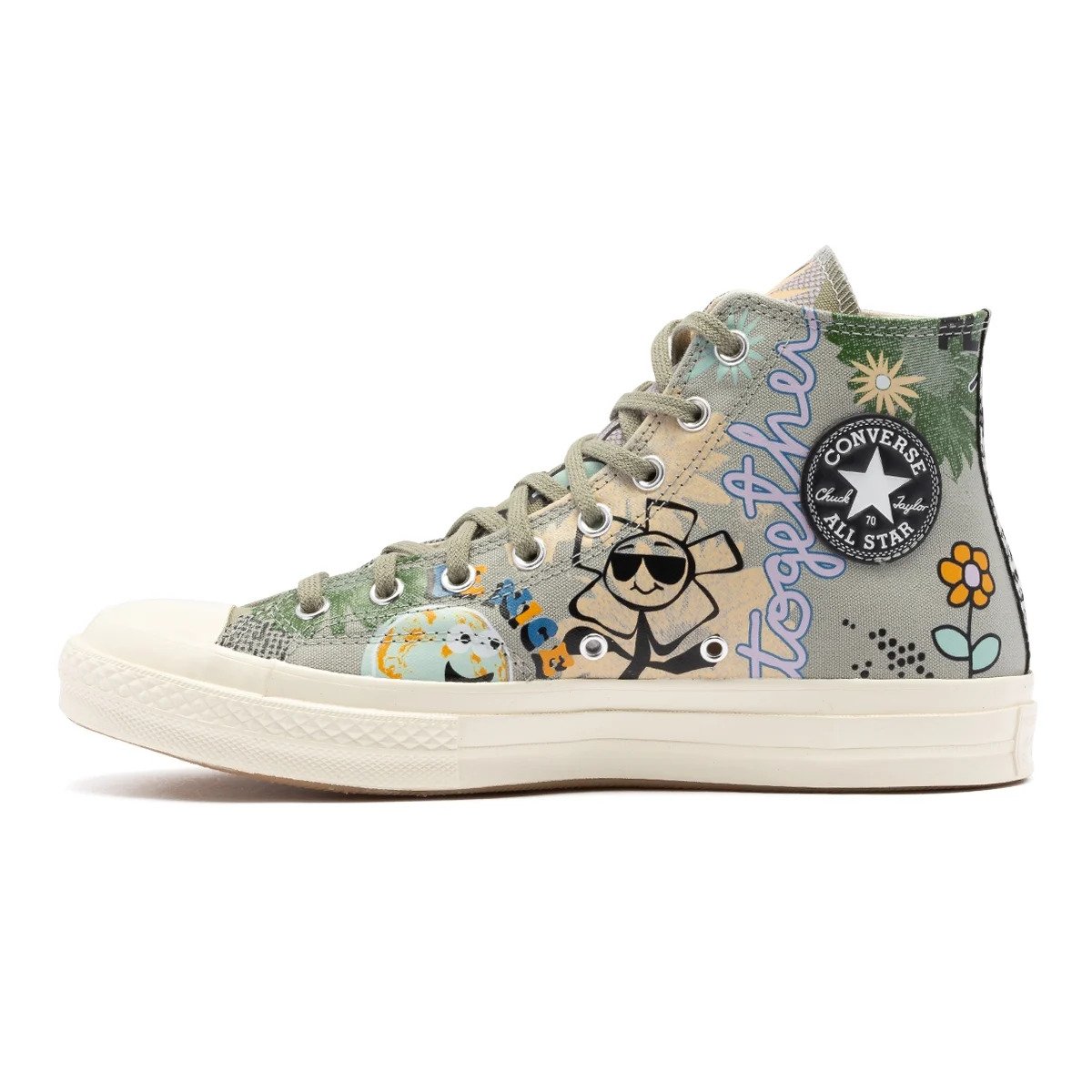 Tenisky a topánky Converse Chuck 70 Floral Šedá | 172935C, 0