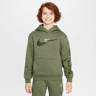 Mikina Nike Nike Sportswear Fleece Hoodie Zelené | HV6965-222, 1