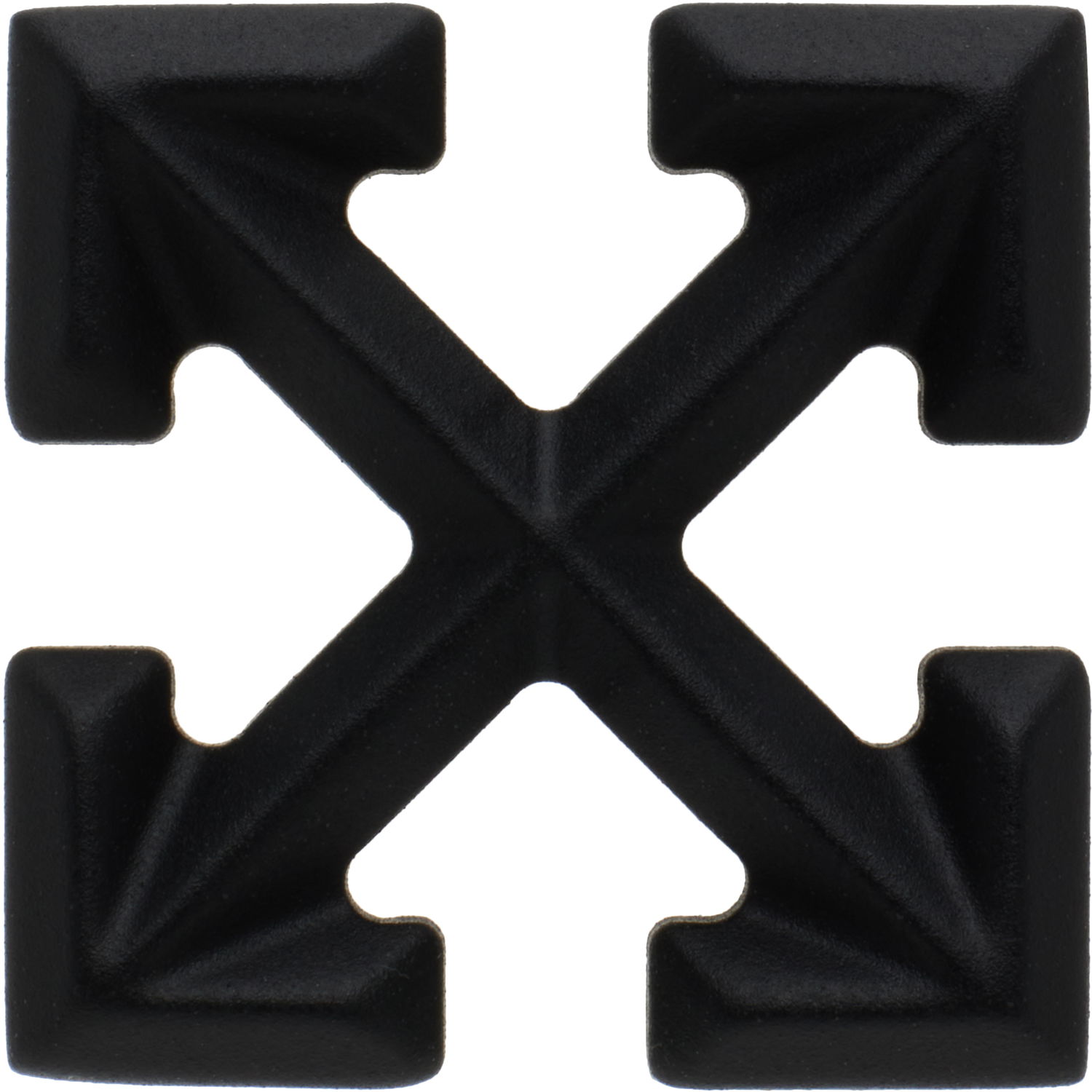 Spona Off-White Off-White Arrow Single Earring Čierna | OMOD11FC99MET0011000, 0