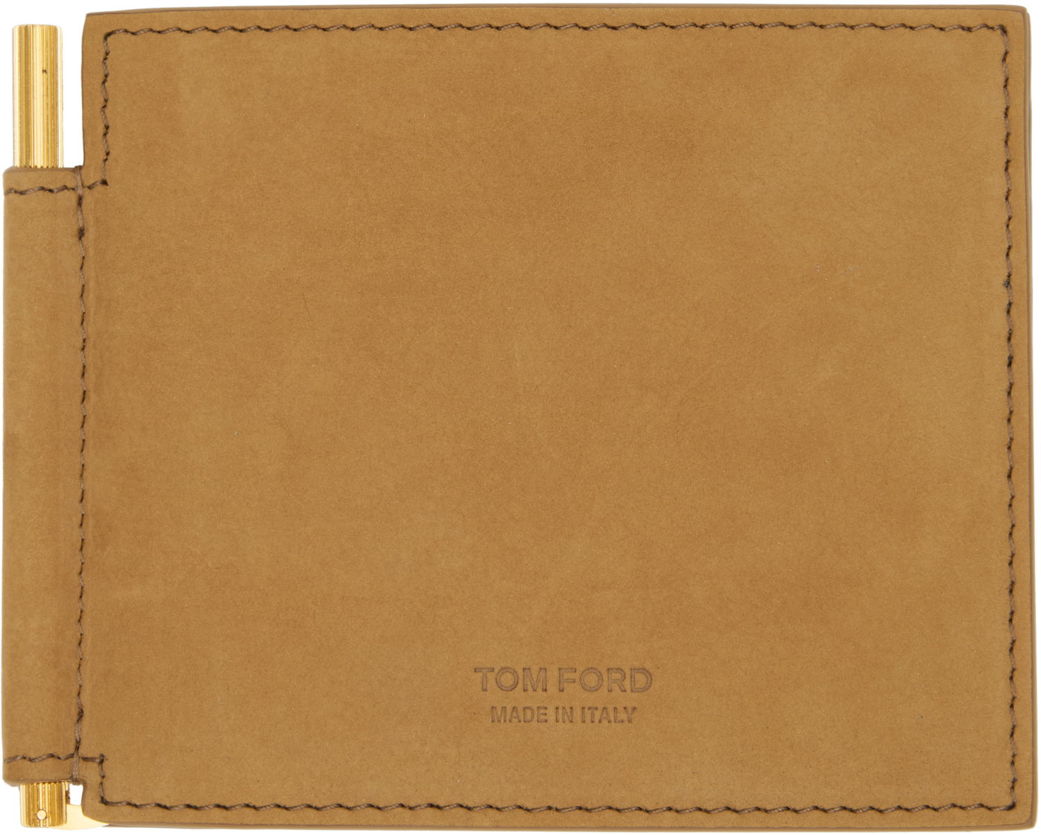 Peňaženka Tom Ford Tom Ford Nubuck Money Clip Wallet Béžová | Y0231-LCL449G, 0