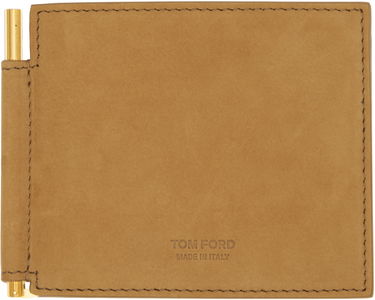 Peňaženka Tom Ford Tom Ford Nubuck Money Clip Wallet Béžová | Y0231-LCL449G, 0