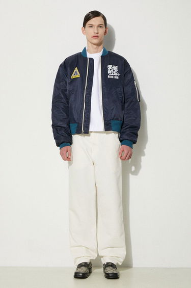 Bomber bunda BILLIONAIRE BOYS CLUB Billionaire Boys Club Outerbanks Bomber Jacket Navy | B24202, 1