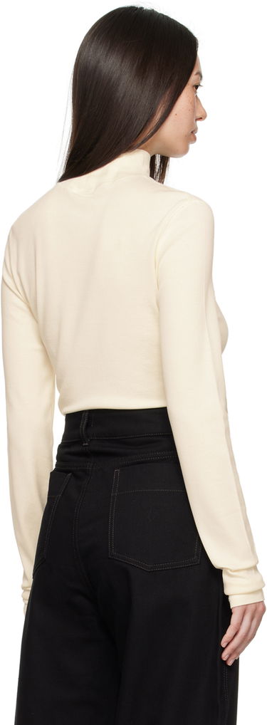 Sveter LEMAIRE Lemaire Ribbed Turtleneck Top Béžová | TO1148 LJ1016, 2