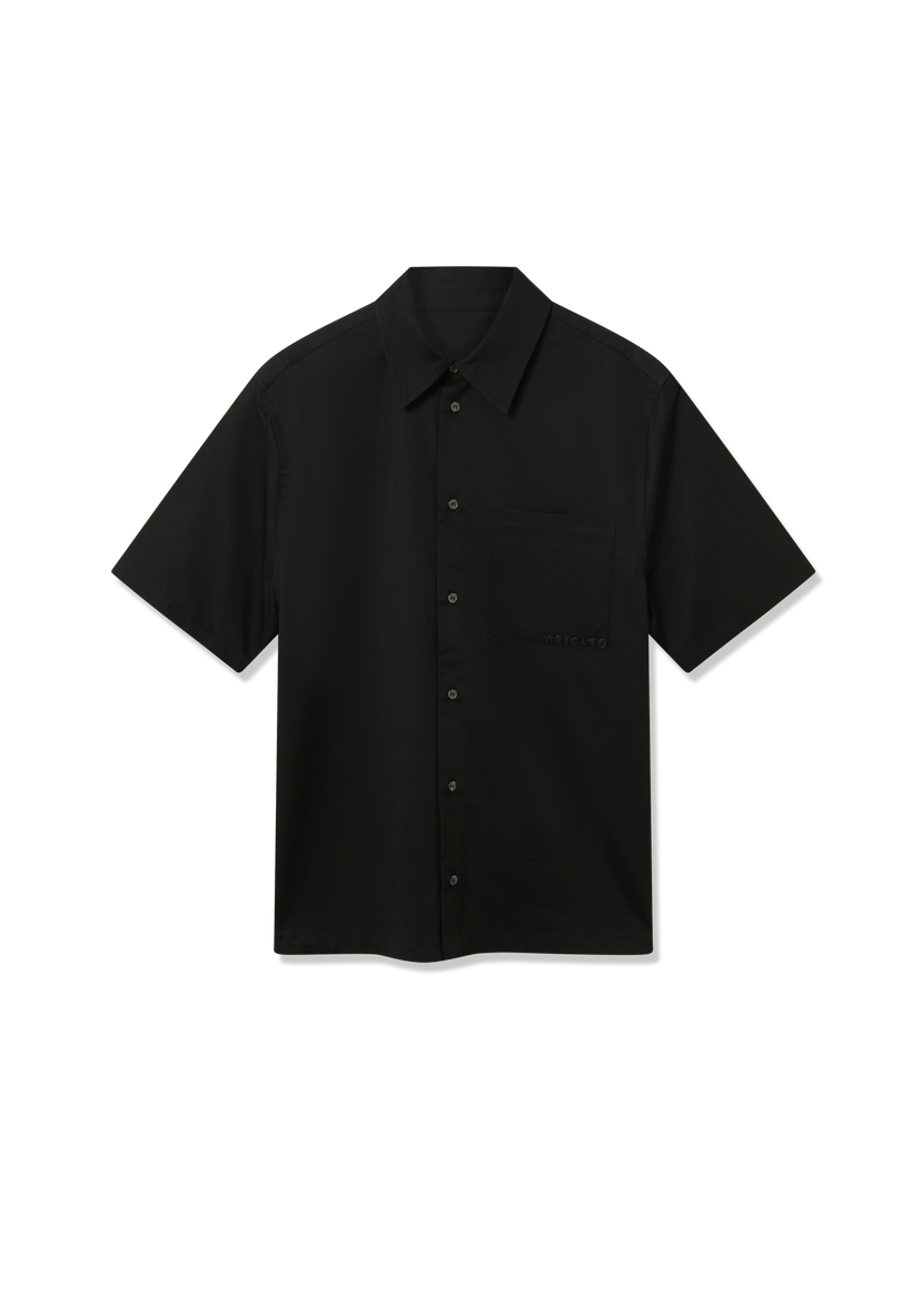 Košeľa AXEL ARIGATO Dylan Short-Sleeve Pocket Shirt Čierna | A3354002