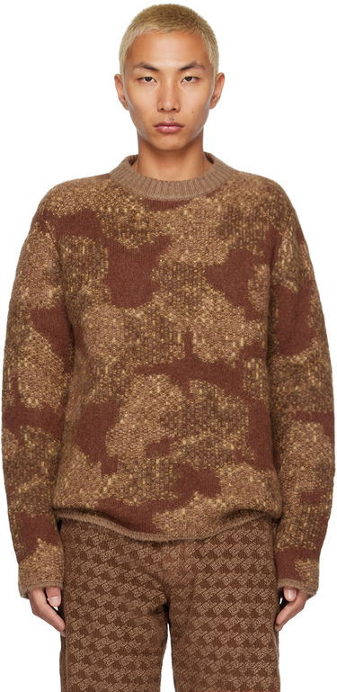 Sveter ERL Jacquard Sweater Hnedá | ERL05N033, 0