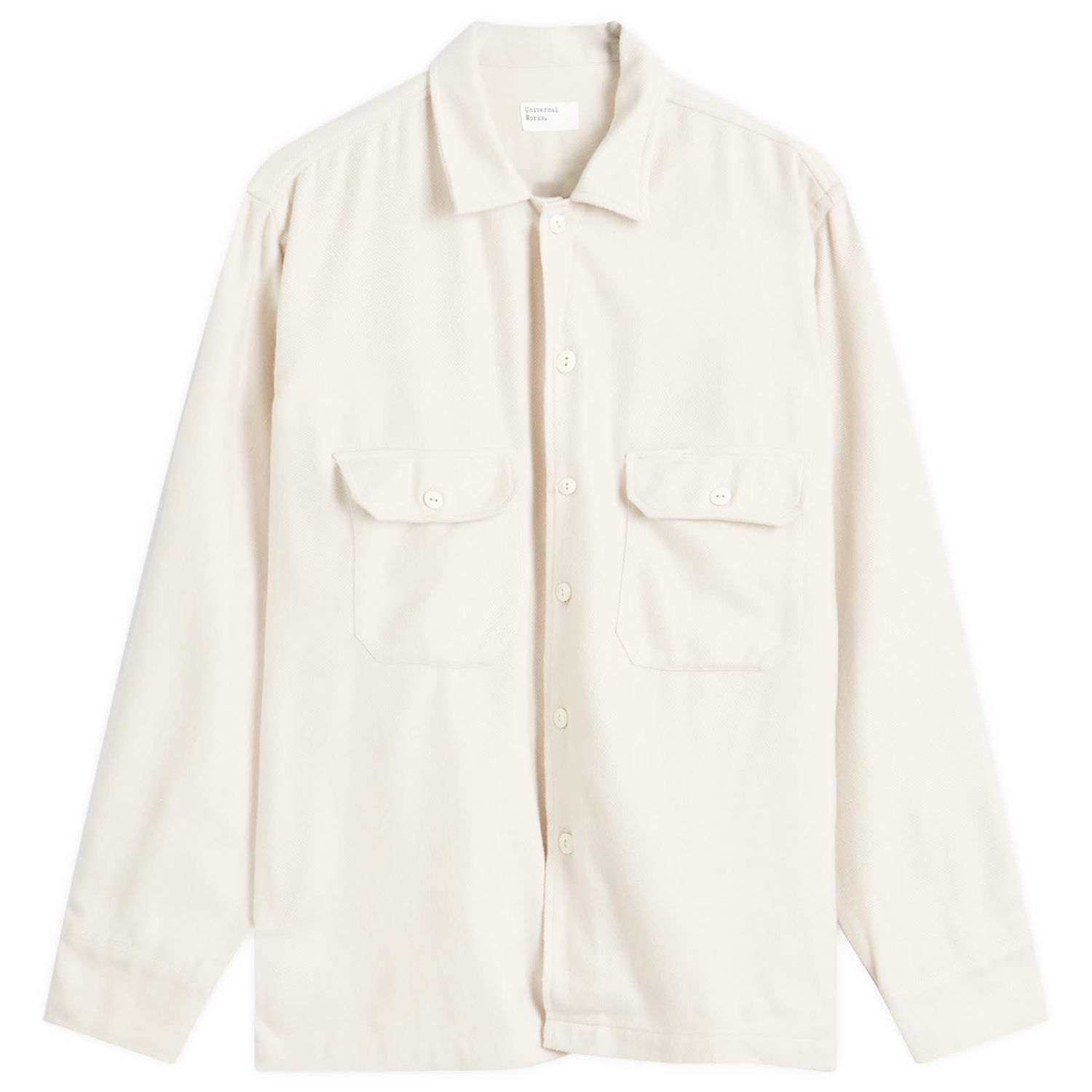 Košeľa Universal Works Universal Works Alaska Brushed Cotton Utility Overshirt, Size X-Large Biela | 31752-ECR, 0