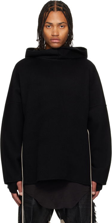 Mikina Rick Owens Concordians Cashmere Tunic Hoodie Čierna | RR02E1502 DWS, 0