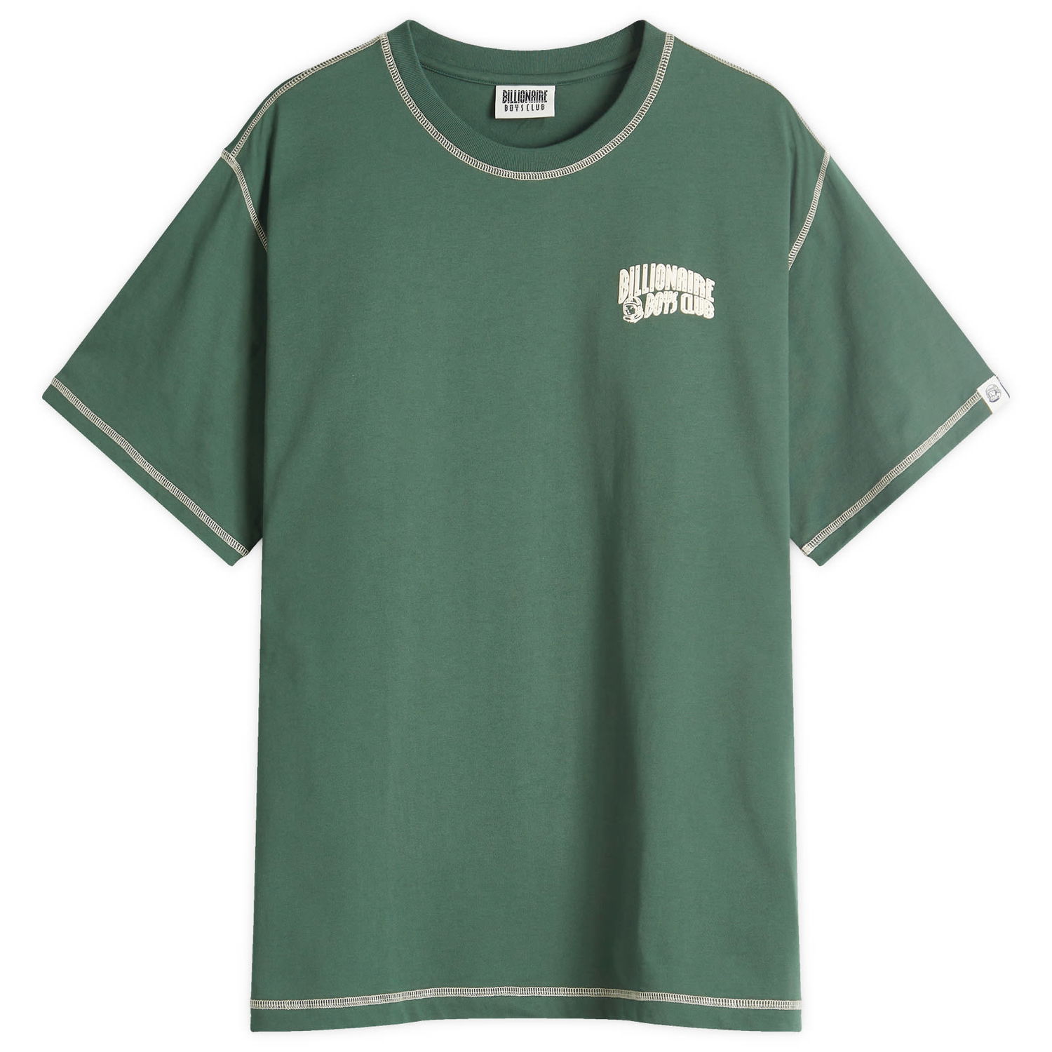 Tričko BILLIONAIRE BOYS CLUB Billionaire Boys Club Small Arch Logo Contrast Stitch T-Shirt, Size Large Zelené | BC24210-GRN, 0