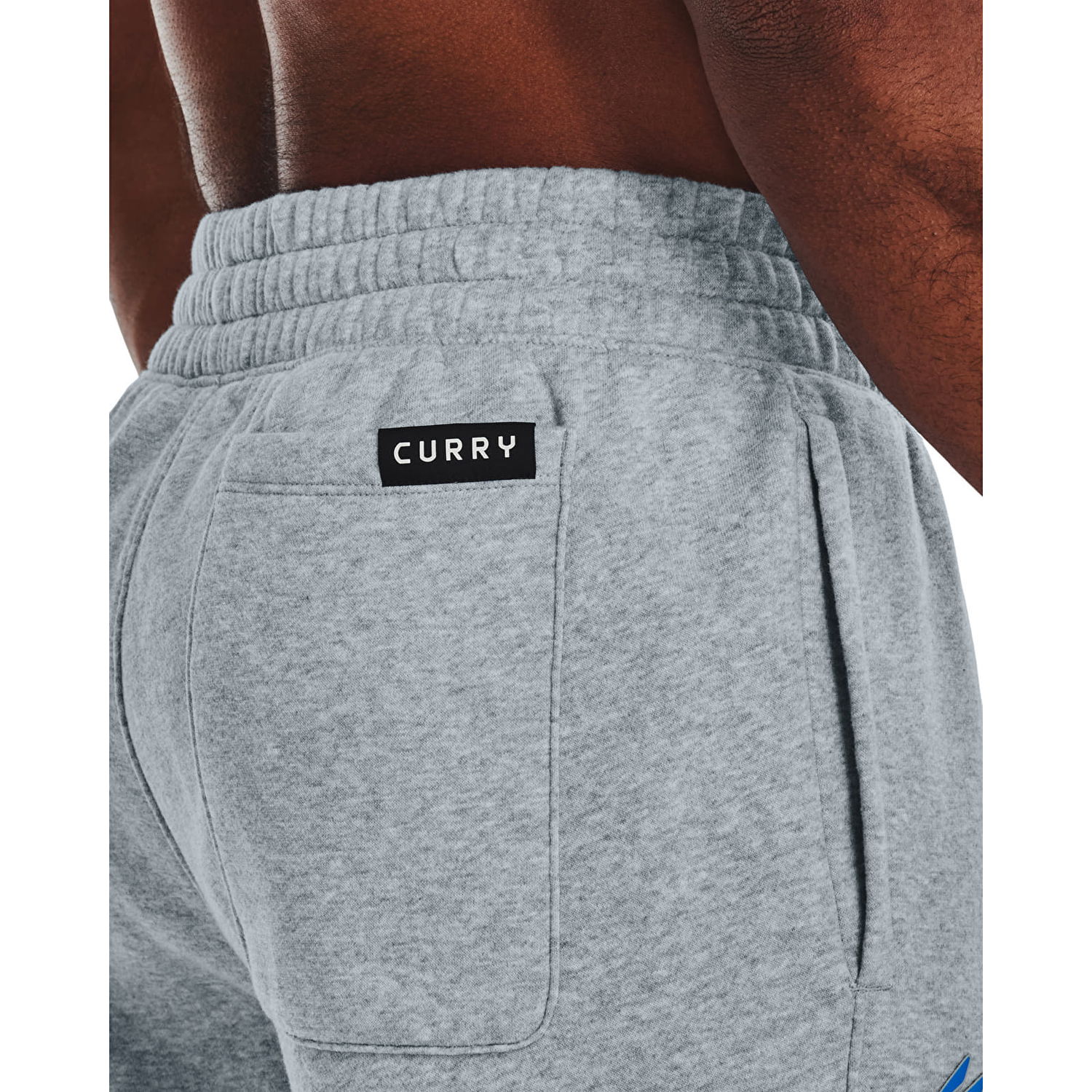 Tepláky Under Armour Curry Fleece Sweatpants Blue Šedá | 1374299-465, 1