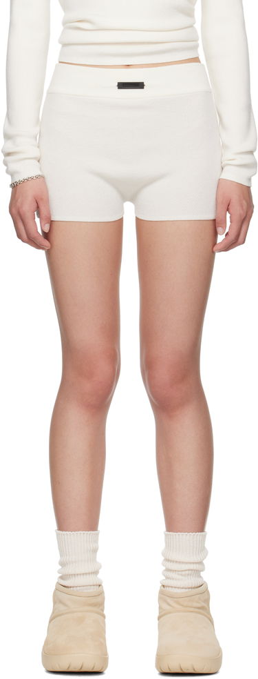 Boxerky Fear of God Fear of God ESSENTIALS Soft Rib Knit Boxer Shorts Biela | 192SP257704FW, 0