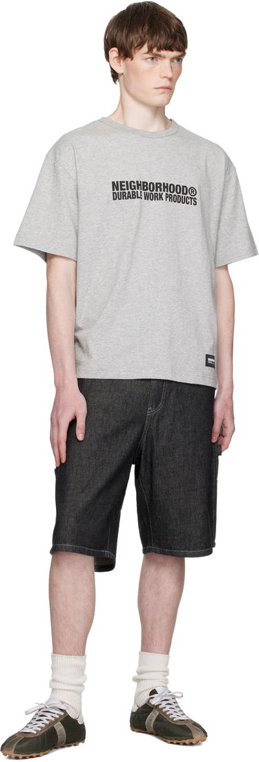 Tričko Neighborhood Neighborhood Sheltech Crewneck T-Shirt Šedá | 251BWNH-CSM02, 3