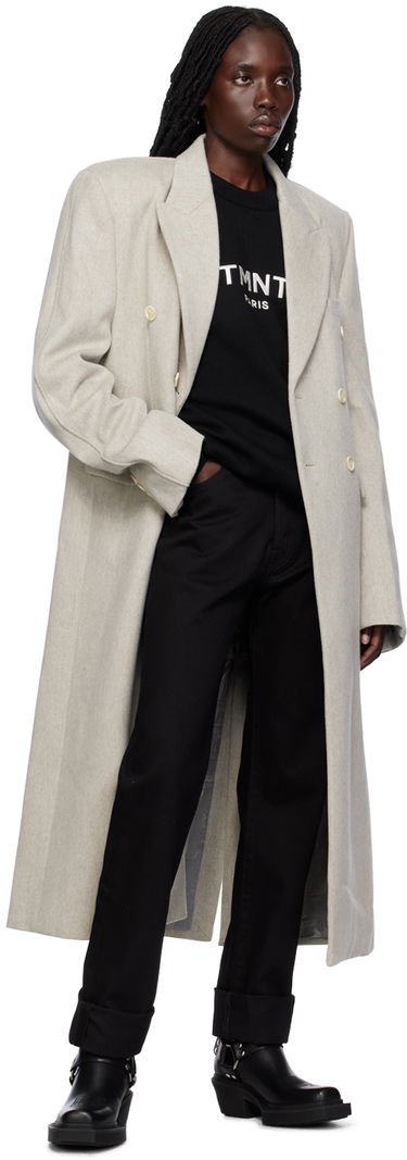 Kabáty VETEMENTS VTMNTS Tailored Double-Breasted Coat Šedá | VL18CO600W, 3