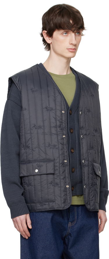 Vesta MAISON KITSUNÉ Maison Kitsuné Sleeveless Quilted Vest Navy | OM02120WW9047, 1