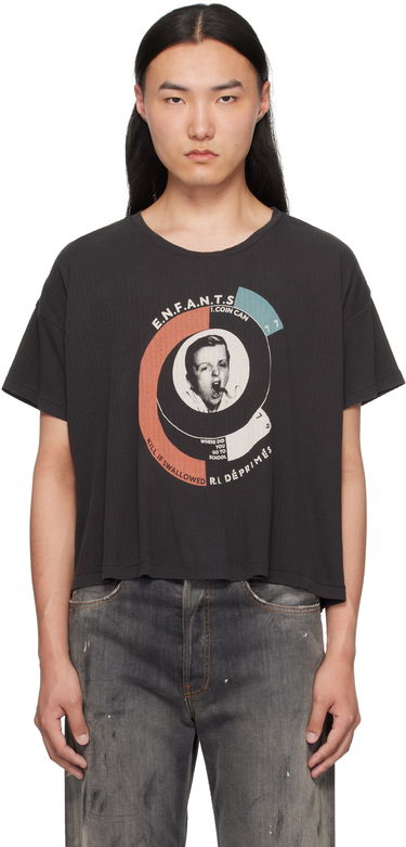 Crop Top Enfants Riches Déprimés Enfants Riches Déprimés Snake Boy Rib Cropped T-Shirt Čierna | 010-825, 0
