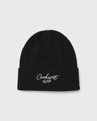 Kulicha Carhartt WIP Signature Cable Beanie Čierna | I035464-1T8.XX, 0