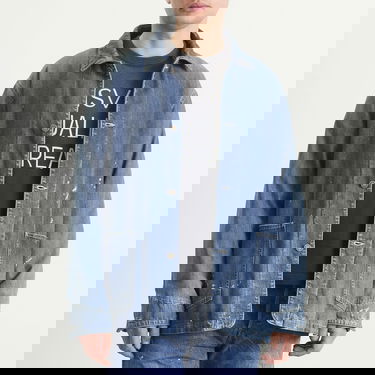 Bunda visvim Social Sculpture DMGD Paint Splatter Denim Work Jacket Modrá | 0125205006003, 2