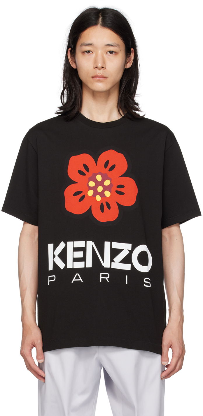 Tričko KENZO Paris Boke Flower Čierna | FD55TS4454SO, 0