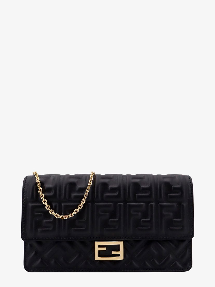 Kabelka FENDI Fendi Baguette Wallet on Chain Čierna | 8M0498AAJDF0KUR
