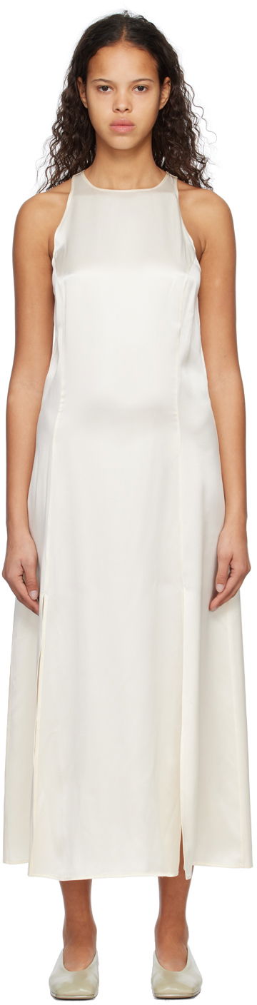 Šaty Loulou de Saison Loulou de Saison Mina Midi Dress Biela | MINA, 0