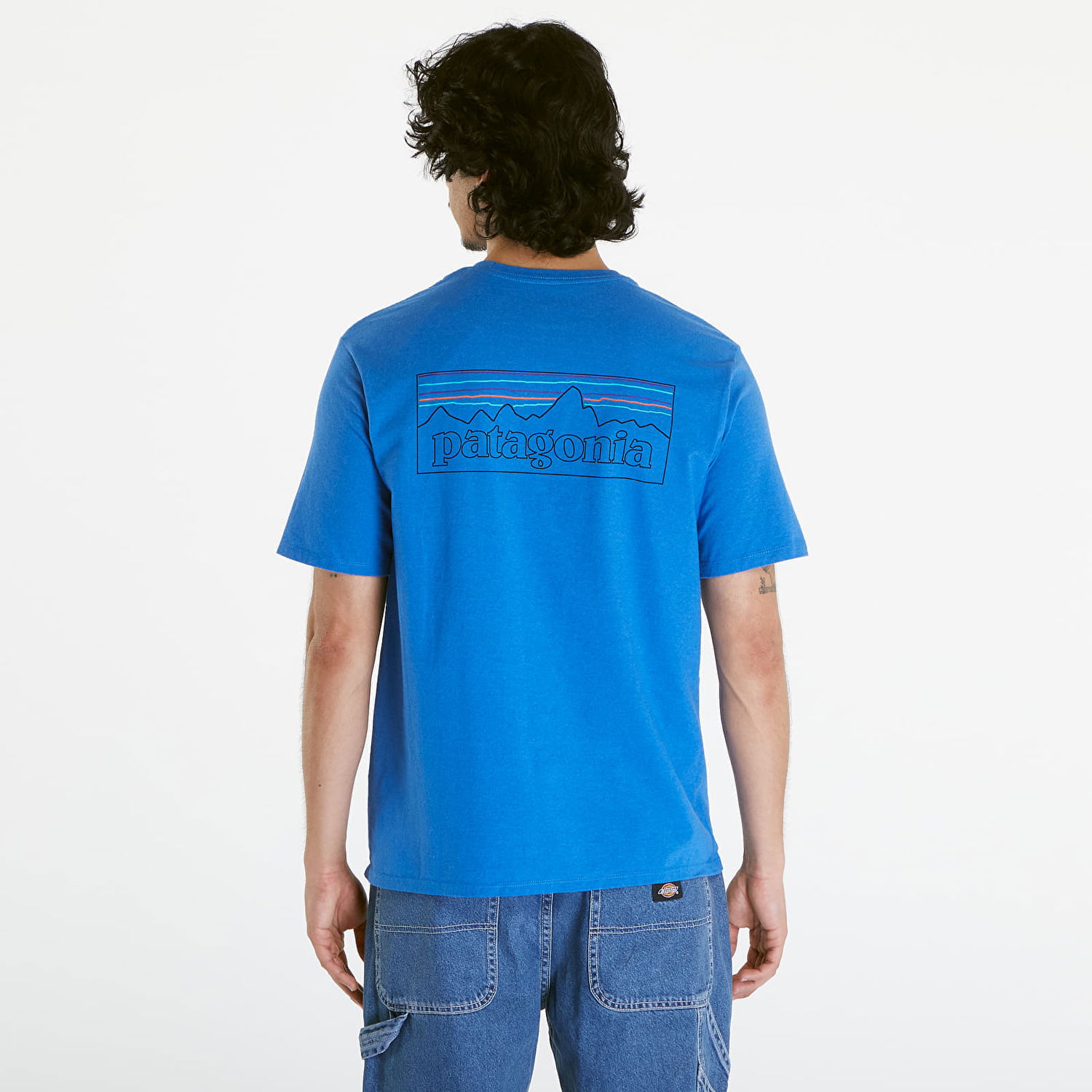 Tričko Patagonia P-6 Logo Responsibili-Tee Vessel Blue Modrá | 38504 POLV, 1