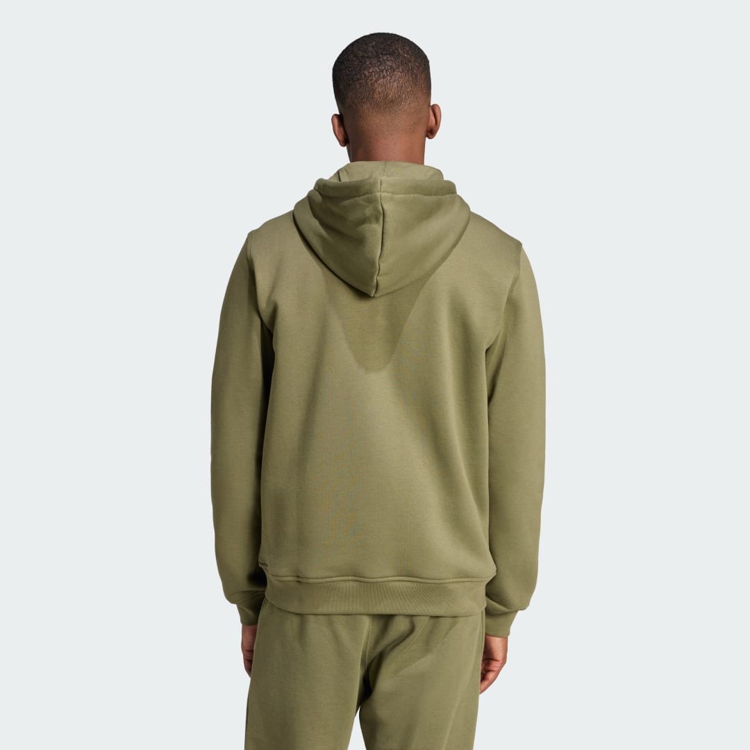 Mikina adidas Performance Essentials Full-Zip Hoodie Zelené | IY7360, 1