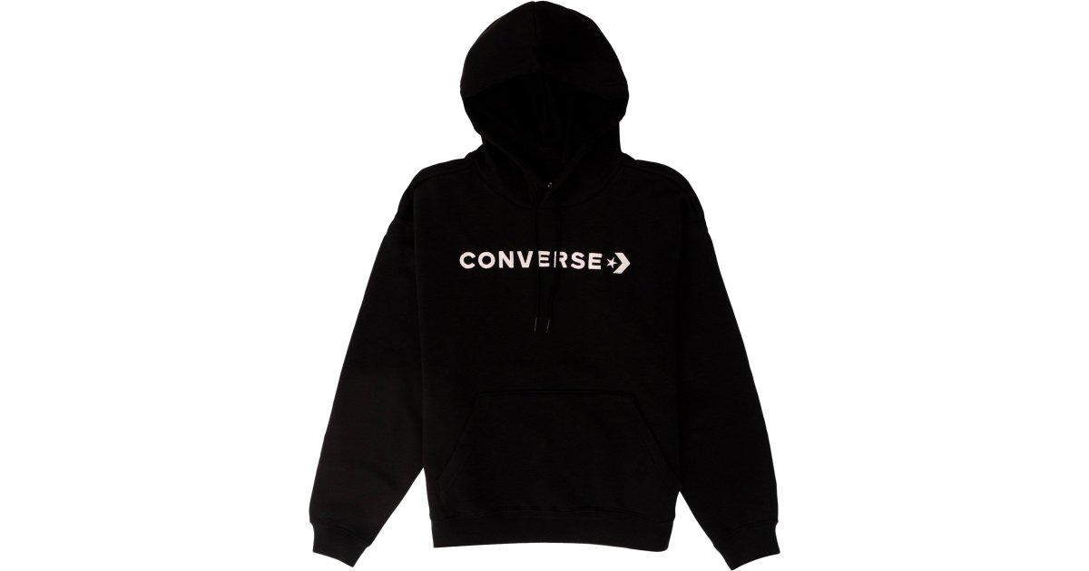 Mikina Converse Strip Wordmark Oversized Čierna | 10024372-a01-001, 1