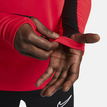 Tričko Nike Academy Dri-FIT 1/2 Zip Global Football Top Global Červená | DX4294-657, 1