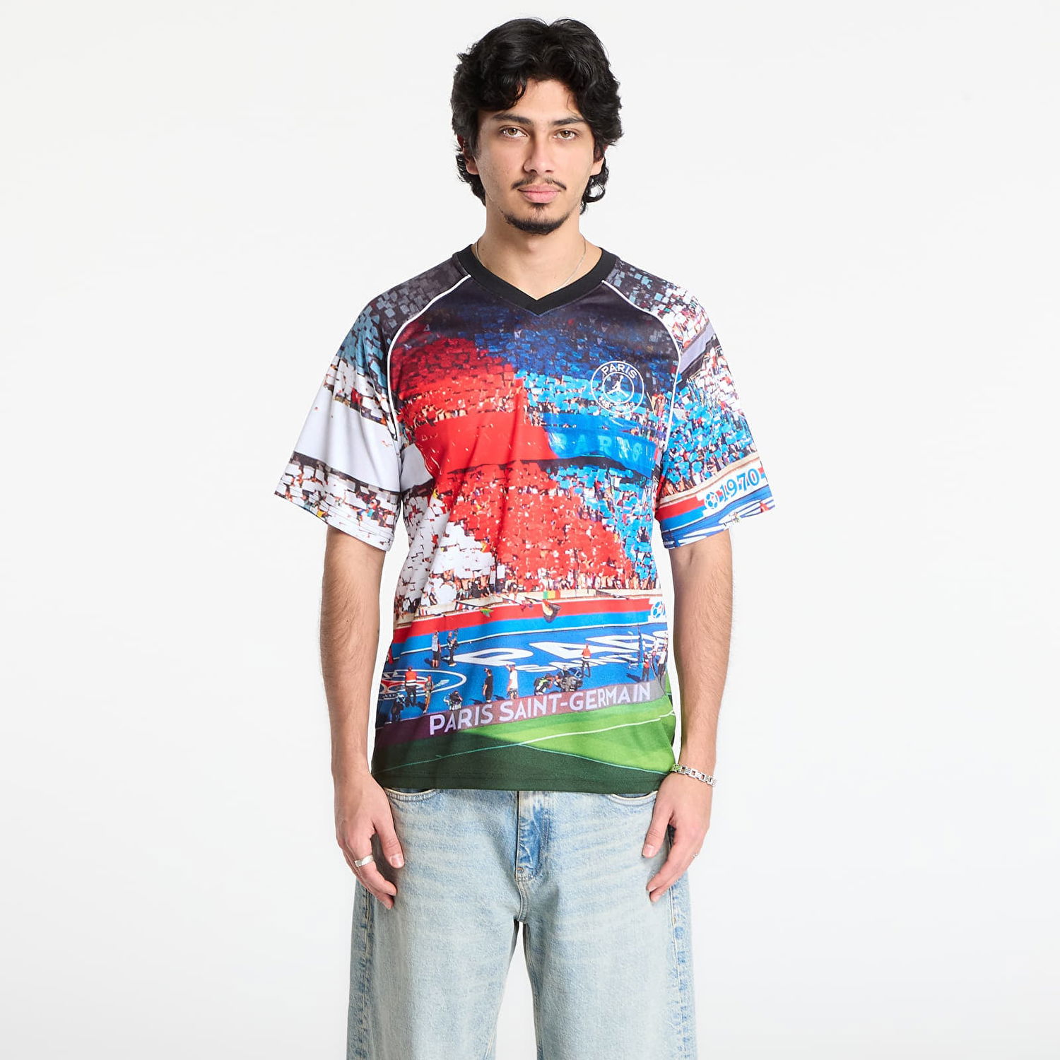 Dres Jordan Paris Saint-Germain Men's Jersey Top Black Rôznofarebný | HV3419-010, 0