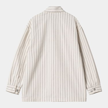 Kabáty Carhartt WIP Hendry Stripe Chore Coat Biela | I034847_3, 5