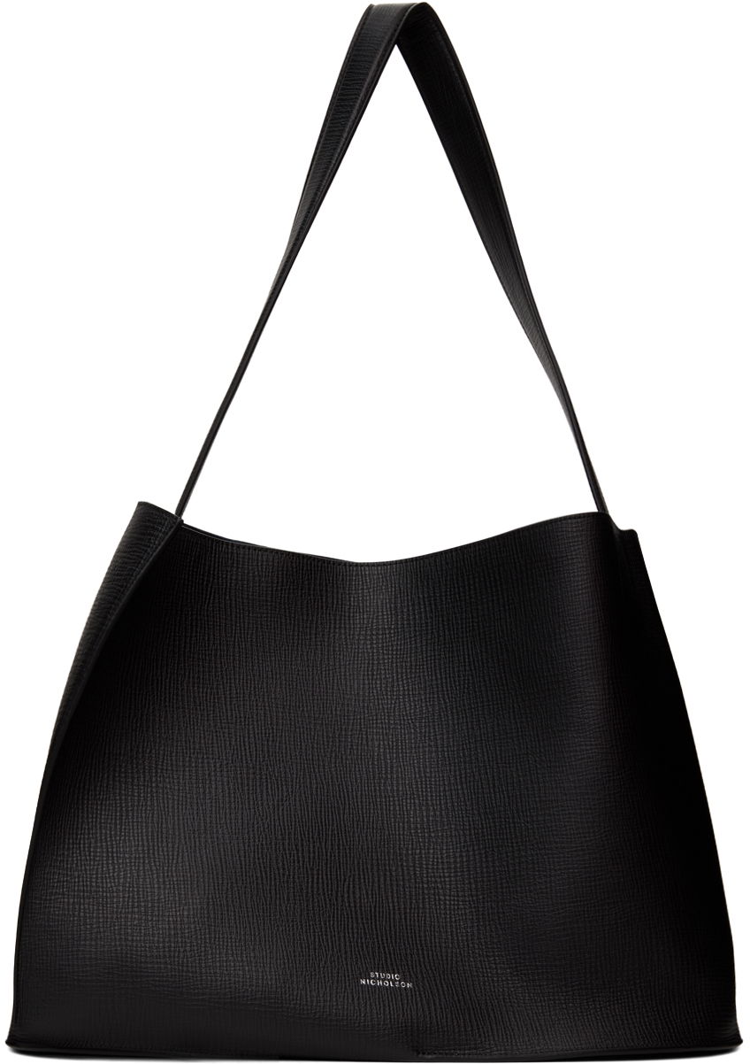 Kabelka Studio Nicholson Studio Nicholson Doublet Leather Tote Bag Čierna | DOUBLET SN - 741, 0