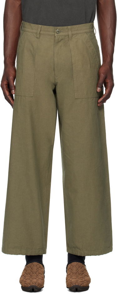 Nohavice Neighborhood Neighborhood Wide Baker Trousers Čierna | 251ZANH-PTM07, 4