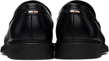 Tenisky a topánky BOSS BOSS Polished Leather Loafers Čierna | 50536162, 1
