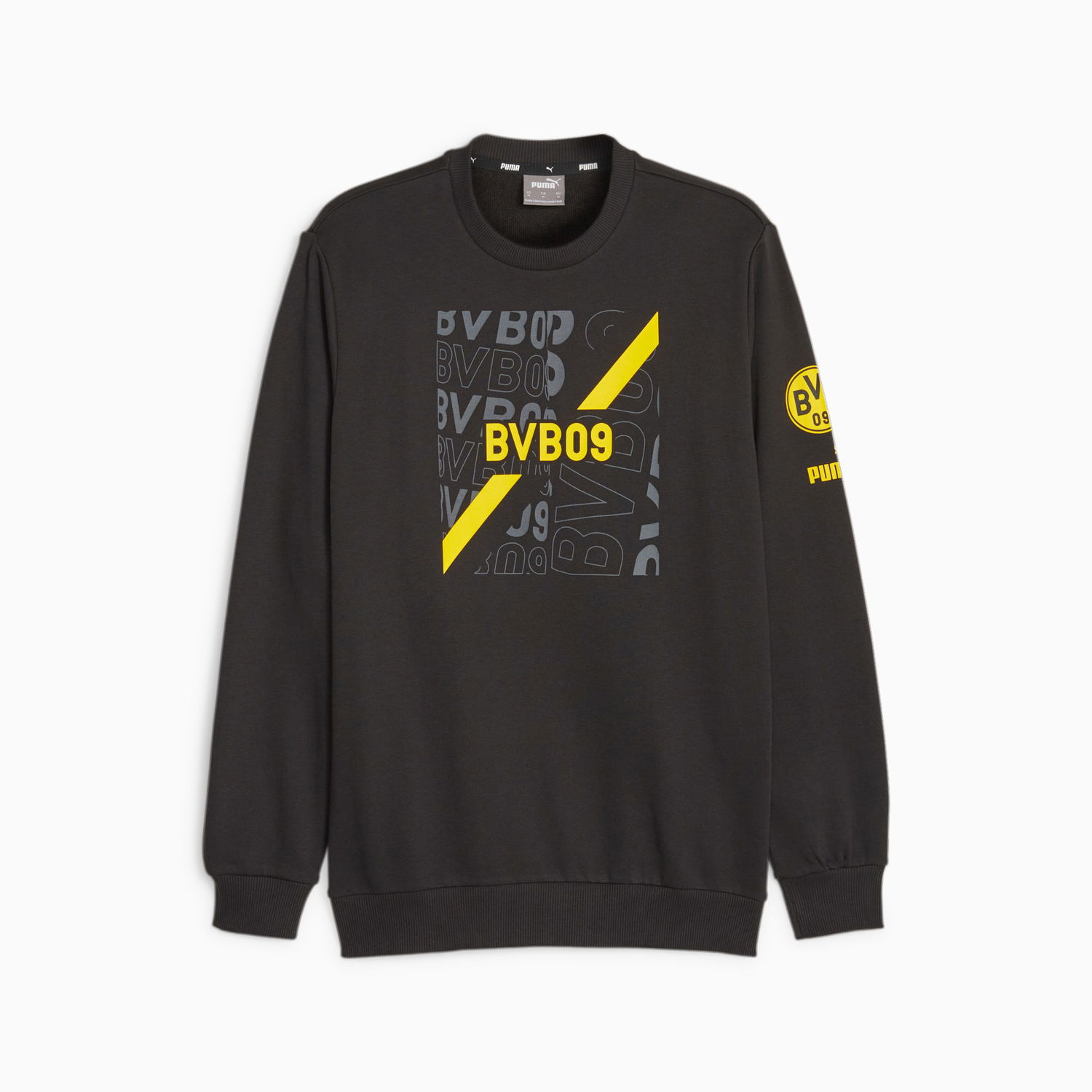 Mikina Puma Borussia Dortmund FtblCore Sweatshirt Čierna | 771859_02, 1