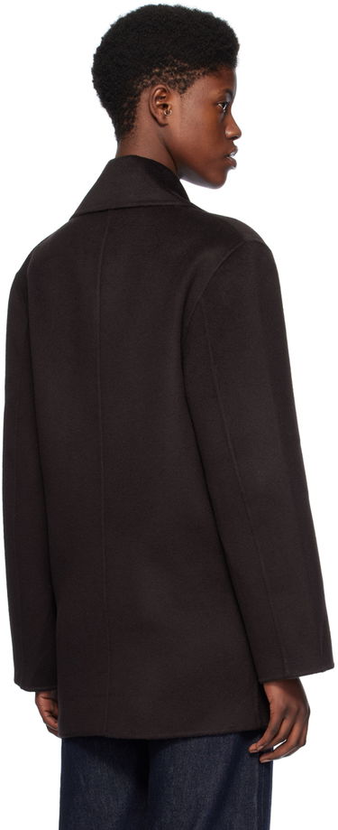 Kabáty TOTEME TOTEME Double-Faced Peacoat Hnedá | 241-WRO988-FB0006, 2
