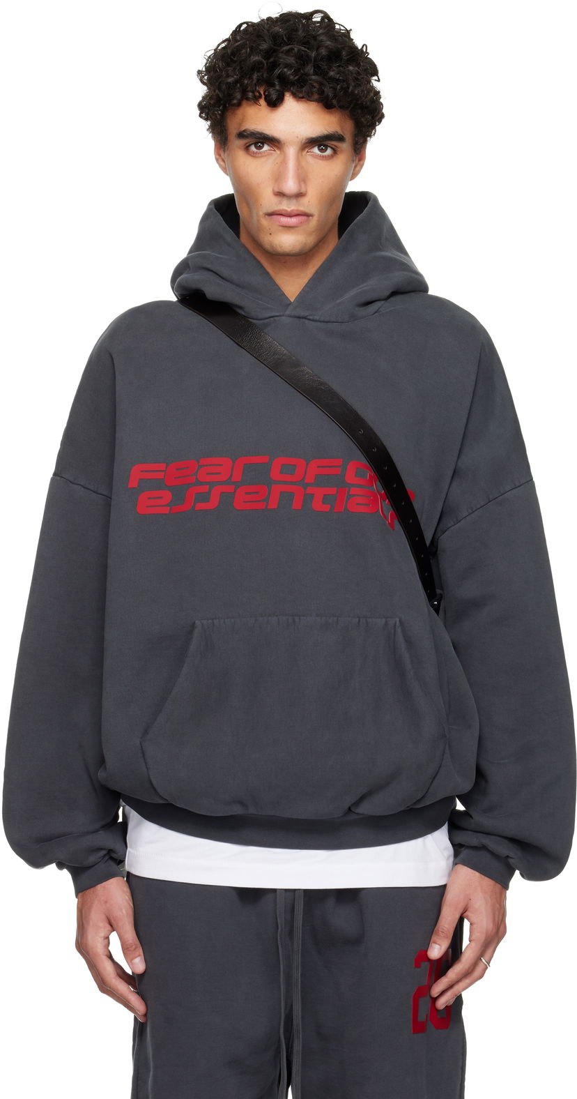 Mikina Fear of God Holiday Heavy Fleece 90s Hoodie Šedá | 192HO256562F