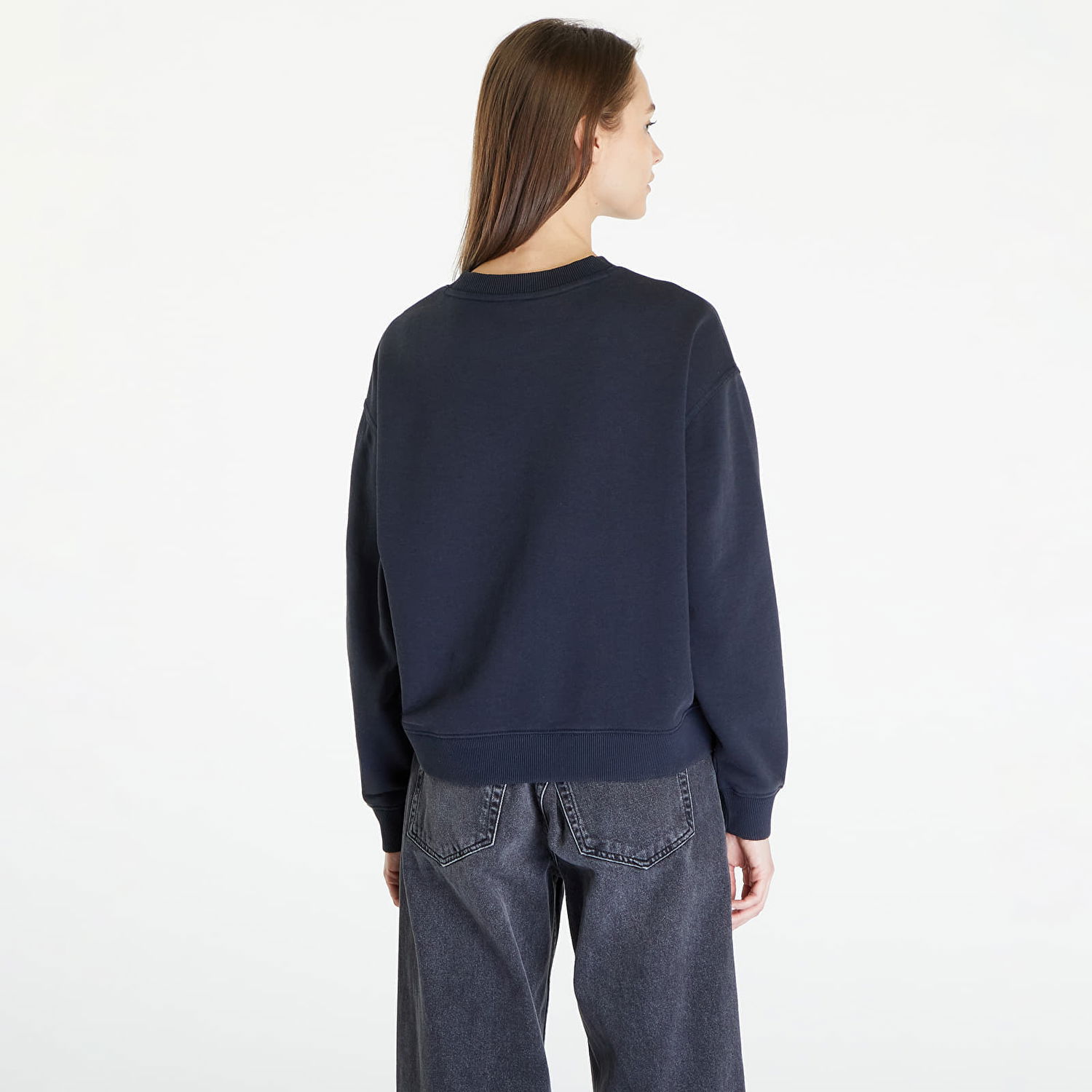 Mikina Lee Crew Sweatshirt Unionall Black Čierna | 112350241, 1